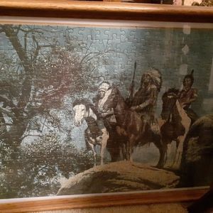 Indian Puzzle Framed
